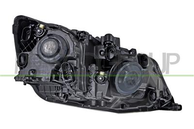 HEADLAMP LEFT H7+H7 ELECTRIC-WITH MOTOR-WITH DAY RUNNING LIGHT-BLACK-LED