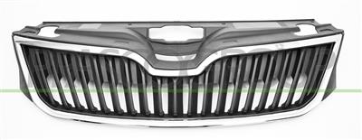 RADIATOR GRILLE-BLACK-WITH CHROME FRAME