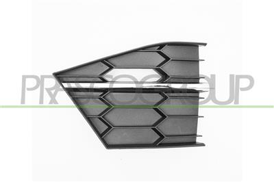 REJILLA IZQUIERDA PARACHOQUES-NEGRO CON MOLDURA CROMADA