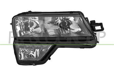 PROIETTORE DESTRO H7+H7-ELETTRICO-CON MOTORE-CON LUCE DIURNA-SENZA FENDINEBBIA-LED-VERSIONE VARROC 