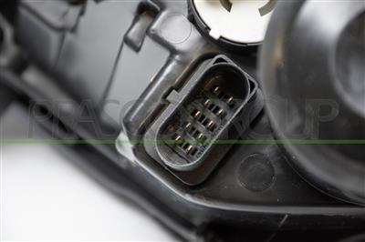 PROIETTORE DESTRO H7+H7-ELETTRICO-CON MOTORE-NERO