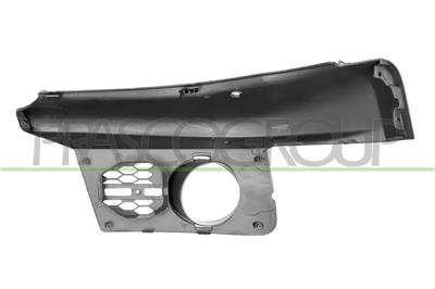 FRONT BUMPER GRILLE LEFT-WITH FOG LAMP HOLES-BLACK MOD. SPORT