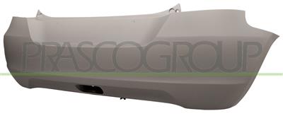 REAR BUMPER-PRIMED-WITH REAR FOG LIGHT SEAT