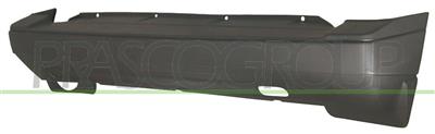 REAR BUMPER-BLACK-2 DOOR MOD. 92 >