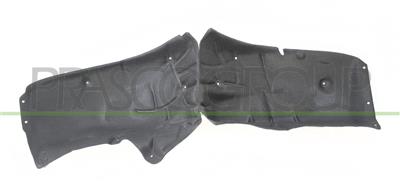 PARE-BOUE PLASTIQUE AILE ARRIERE GAUCHE EN TISSU