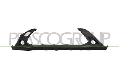 SPOILER PARAURTI ANTERIORE-NERO-GOFFRATO-CON SEDE FENDI