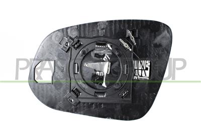 MIRROR GLASS BASE RIGHT-HEATED-CONVEX-CHROME