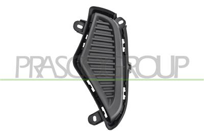 FRONT BUMPER GRILLE LEFT-BLACK-TEXTURED FINISH-WITHOUT FOG LAMP HOLE