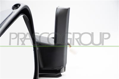 RETROVISEUR GAUCHE-ELECTRIQUE-AVEC APPRET-CHAUFFANT-RABATTABLE-AVEC FEU-AVEC MOULURE NOIR BRILLANTE-CONVEXE-CHROME'-9 BROCHES