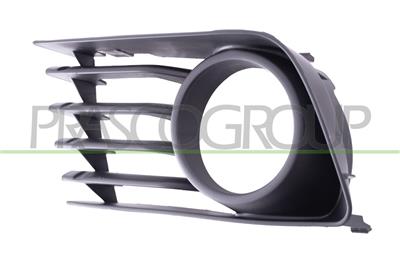 BUMPER GRILLE LEFT-BLACK-WITH FOG LAMP HOLE