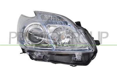 OPTICA DERECHA H11+HB3 ELECTRICA-CON MOTOR-CON MARCO INTERIOR AZUL MOD. PLUG IN