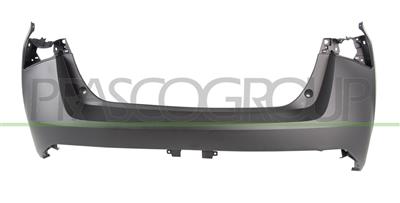 REAR BUMPER-PRIMED-WITH PDC CUTTING MARKS PDC AND PARK ASSIST