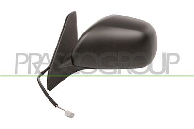 DOOR MIRROR LEFT-ELECTRIC-BLACK-CONVEX-CHROME MOD. 02 >