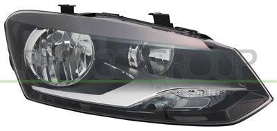 HEADLAMP RIGHT H7+H7 ELECTRIC-WITH MOTOR