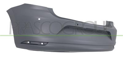 REAR BUMPER-PRIMED-WITH PDC+SENSOR HOLDERS-WITH CUTTING MARKS FOR VIEW CAMERA