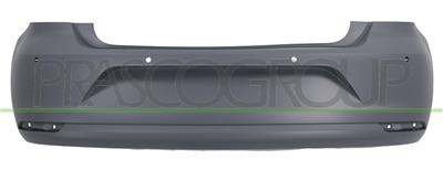 REAR BUMPER-PRIMED-WITH PDC+SENSOR HOLDERS-WITH CUTTING MARKS FOR VIEW CAMERA