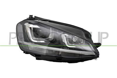 PROIETTORE DESTRO XENON D3S+H7-ELETTRICO-CON MOTORE-NERO MOD. GTD