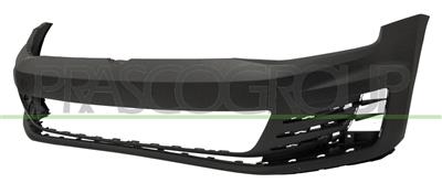 FRONT BUMPER-PRIMED-WITH TOW HOOK COVER-WITH CUTTING MARKS FOR PDC, PARK ASSIST AND HEADLAMP WASHERS