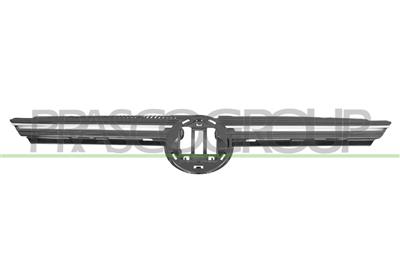 RADIATOR GRILLE-BLACK-GLOSSY-WITH CHROME MOLDINGS-WITH LED LIGHTS