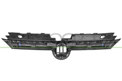 RADIATOR GRILLE-BLACK-GLOSSY-WITH CHROME MOLDINGS-WITH LED LIGHTS