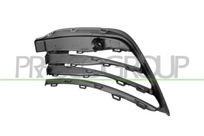 GRILLE DROITE NOIRE DE PARE-CHOCS-AVEC TROUS RADAR+SUPPORTS