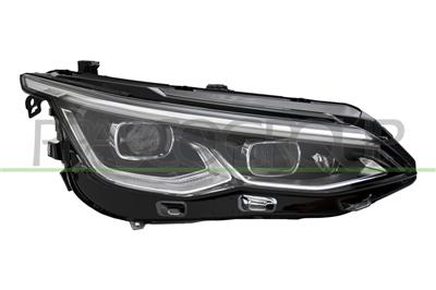 OPTICA DERECHA-ELECTRICA-CON MOTOR-CROMADA-LED-MONTAJE VALEO