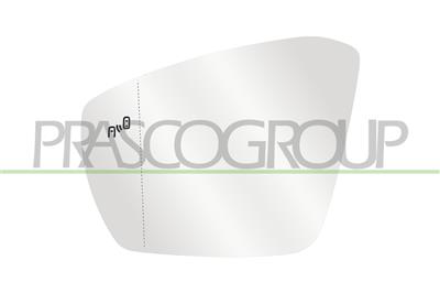 SPIEGELGLAS LINKS-ASPHAERISCH-HEIZBAR-MIT ABBLENDFUNKTION