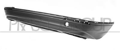 REAR BUMPER SPOILER-BLACK-TEXTURED FINISH-WITH SENSOR CUTTING MARKS FOR PDC