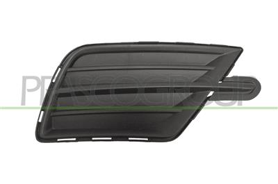 BUMPER GRILLE RIGHT-BLACK-WITHOUT FOG LAMP HOLE