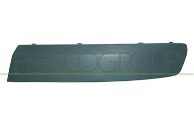 FRONT BUMPER MOLDING LEFT-BLACK-DARK GRAY-TEXTURED FINISH