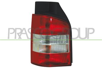 TAIL LAMP RIGHT RED/CLEAR-WITHOUT BULB HOLDER 2 DOOR BLACK BASE