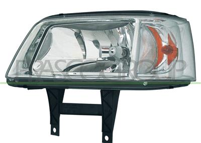 HEADLAMP LEFT H4 ELECTRIC-WITH MOTOR