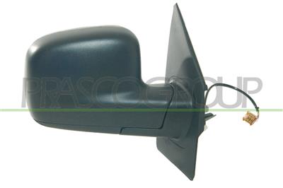 DOOR MIRROR RIGHT-ELECTRIC-BLACK-HEATED-CONVEX-CHROME 12H5P