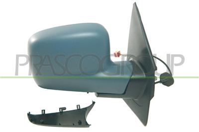 DOOR MIRROR RIGHT-ELECTRIC-HEATED-PRIMED-CONVEX-CHROME