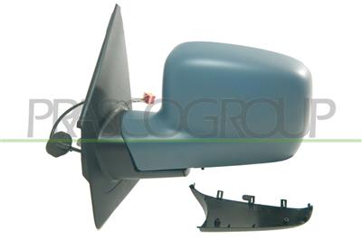 DOOR MIRROR LEFT-ELECTRIC-HEATED-PRIMED-ASPHERICAL-CHROME