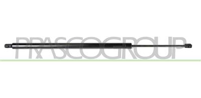 TAILGATE GAS SPRING RIGHT/LEFT - 970 N - L 755 mm - S 225 mm - Ø 27 mm - Ø 10 mm