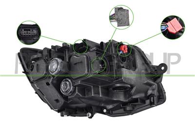 SCHEINWERFER LINKS-MIT LWR-MIT MOTOR-LED-VALEO TYP