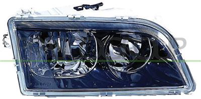 HEADLAMP RIGHT H7+H7 ELECTRIC MOD. 03 > 4PINS-BLACK