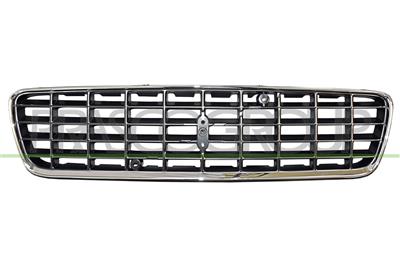 RADIATOR GRILLE-COMPLETE-CHROME-BLACK