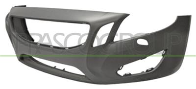 FRONT BUMPER-PRIMED-WITH HEADLAMP WASHER HOLES-WITH TOW HOOK COVER