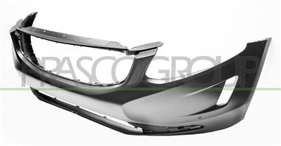 FRONT BUMPER-PRIMED-WITH PDC+SENSOR HOLDERS-WITH HEADLAMP WASHER CUTTING MARKS