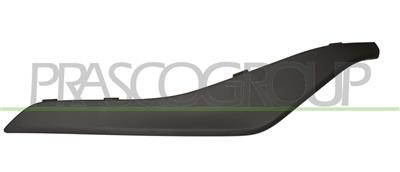 FRONT BUMPER MOLDING-RIGHT-BLACK-TEXTURED FINISH