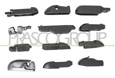 BALAIS D'ESSUI-GLACE-FLAT BLADE 13"/325 mm-12 ADAPTEURS