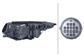HALOGEN-HEADLIGHT - RIGHT - FOR E.G. RANGE ROVER EVOQUE (L538)