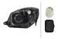 FARO DOBLE/FF/HALOGENA-FARO PRINCIPAL - DERECHA - POR EJ. SKODA FABIA II (542)