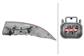 REARLIGHT - HYBRID - OUTER SECTION - LEFT - FOR E.G. JAGUAR XF II (X260)