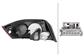HECKLEUCHTE - GLœHLAMPE - RECHTS - FœR U.A. RENAULT MEGANE II COUP’-CABR. (EM0/1