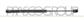 BONNET GAS SPRING RIGHT/LEFT-300 N-L 397 mm-S 157 mm-Ø 18 mm-Ø 8 mm MOD. SEDAN/STATION WAGON