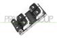 FRONT DOOR LEFT WINDOW REGULATOR PUSH-BUTTON PANEL-BLACK/CHROME EDGE-4 SWITCHES-10 PINS