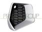 BUMPER GRILLE RIGHT-BLACK-WITH SILVER FRAME